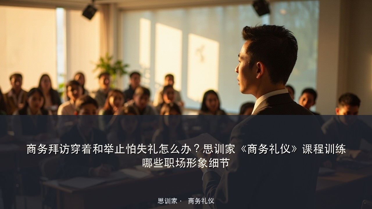 商务拜访穿着和举止怕失礼怎么办？思训家《商务礼仪》课程训练哪些职场形象细节