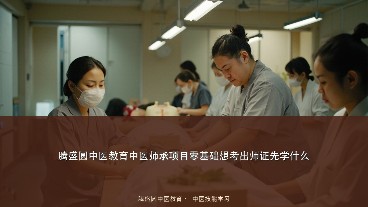 腾盛圆中医教育中医师承项目零基础想考出师证先学什么