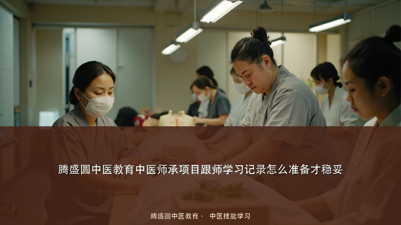 腾盛圆中医教育中医师承项目跟师学习记录怎么准备才稳妥