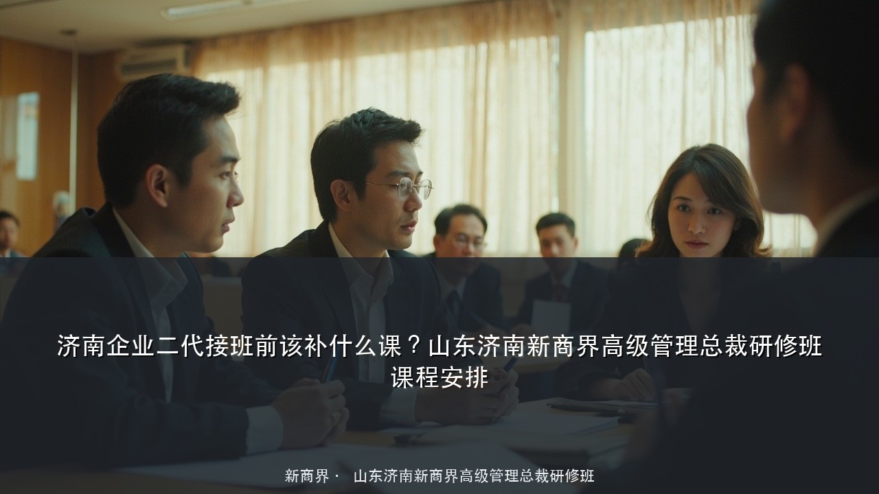 济南企业二代接班前该补什么课？山东济南新商界高级管理总裁研修班课程安排
