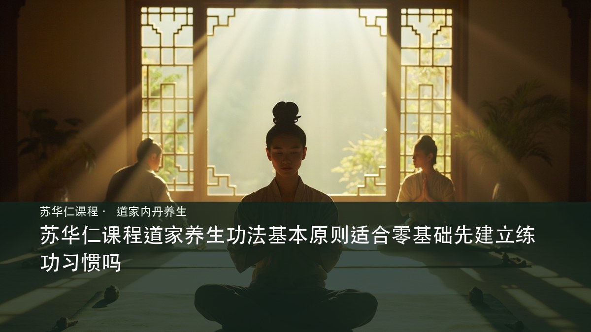苏华仁课程道家养生功法基本原则适合零基础先建立练功习惯吗
