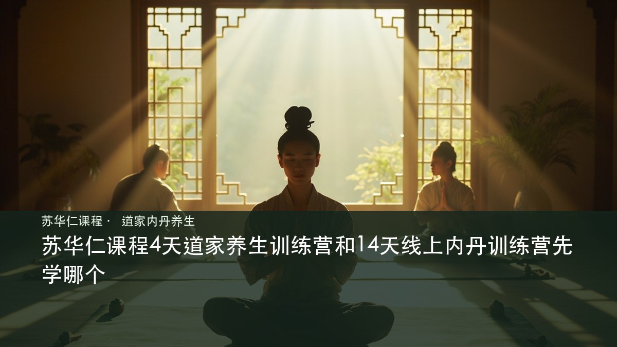 苏华仁课程4天道家养生训练营和14天线上内丹训练营先学哪个