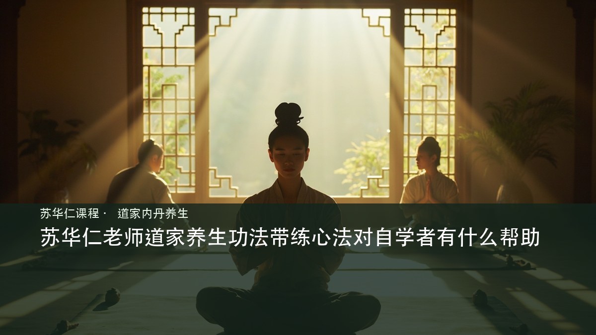 苏华仁老师道家养生功法带练心法对自学者有什么帮助