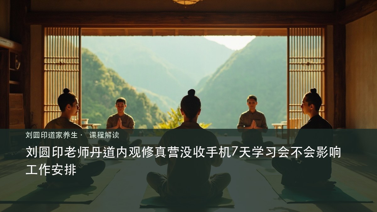 刘圆印老师丹道内观修真营没收手机7天学习会不会影响工作安排