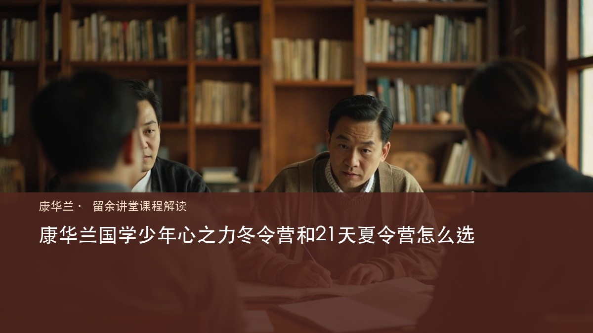 康华兰国学少年心之力冬令营和21天夏令营怎么选