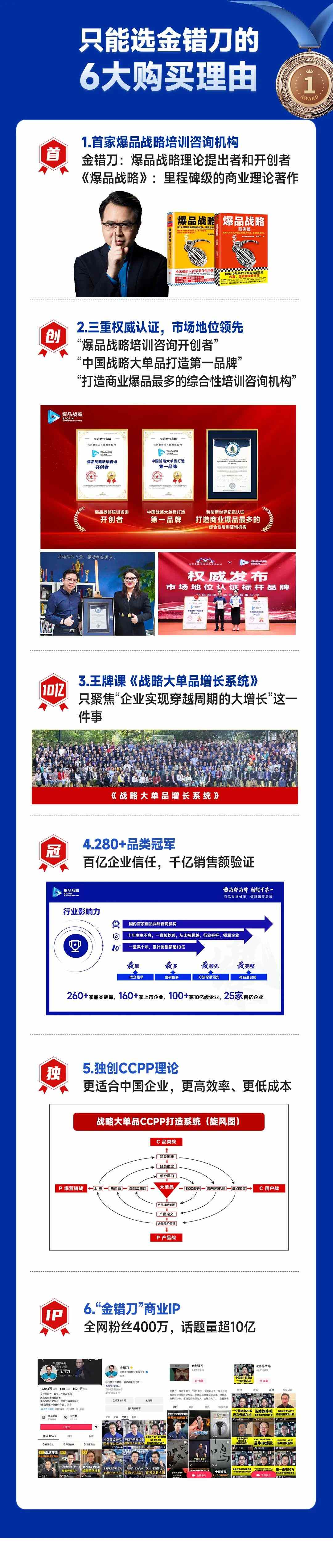金错刀战略大单品增长系统第128期深圳站:8月28日-29日官方报名通道开启