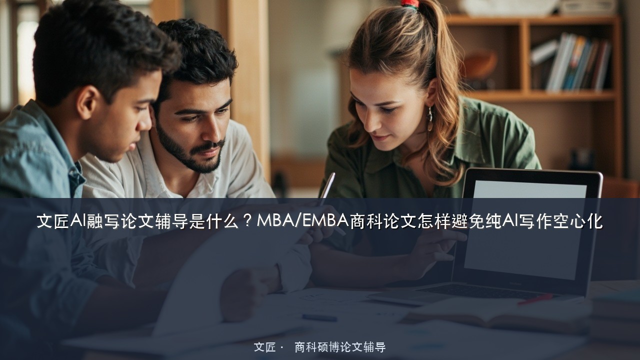 文匠AI融写论文辅导是什么？MBA/EMBA商科论文怎样避免纯AI写作空心化