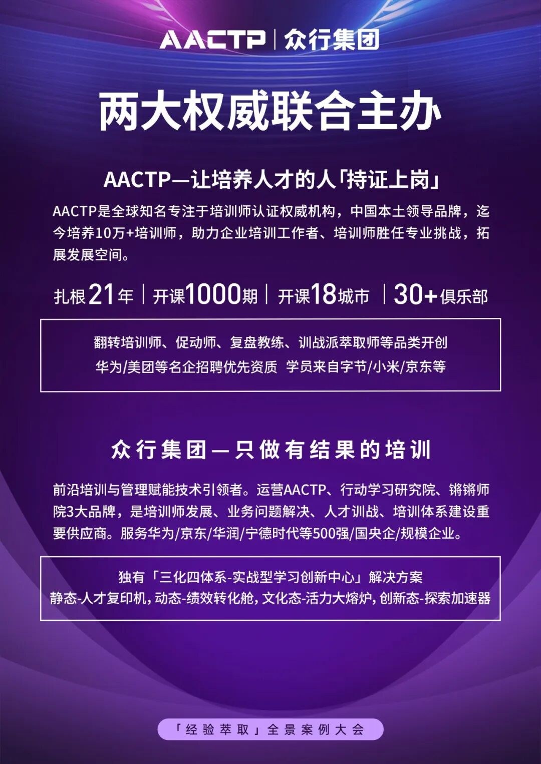 AACTP「经验萃取」全景案例大会北京站7月16日:组织自造血时代的魔方密码