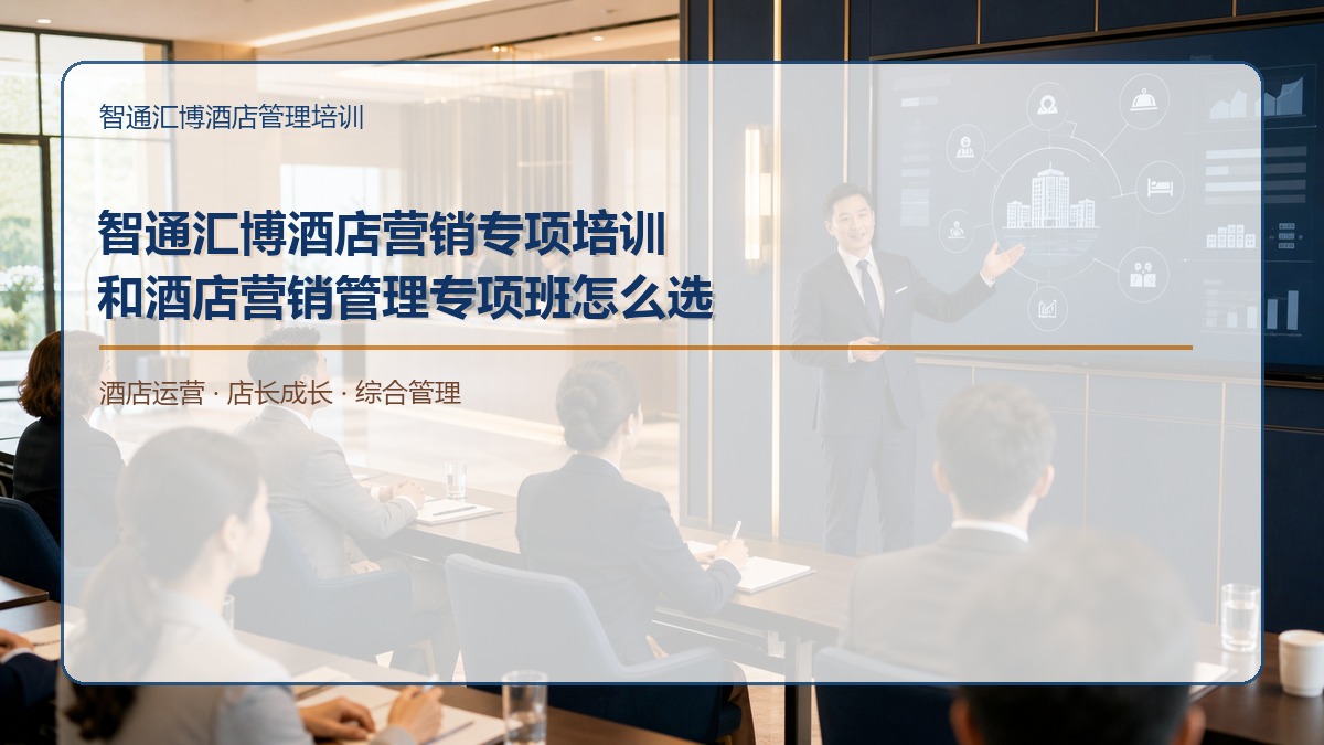 智通汇博酒店营销专项培训和酒店营销管理专项班怎么选