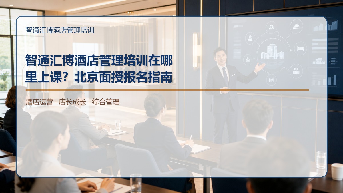 智通汇博酒店管理培训在哪里上课？北京面授报名指南