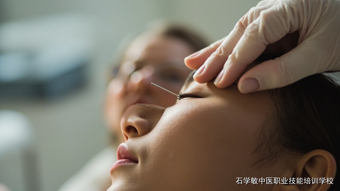 面瘫多久能扎好?石学敏中医职业技能培训学校卞金玲韩艾教授面瘫治疗课程解析