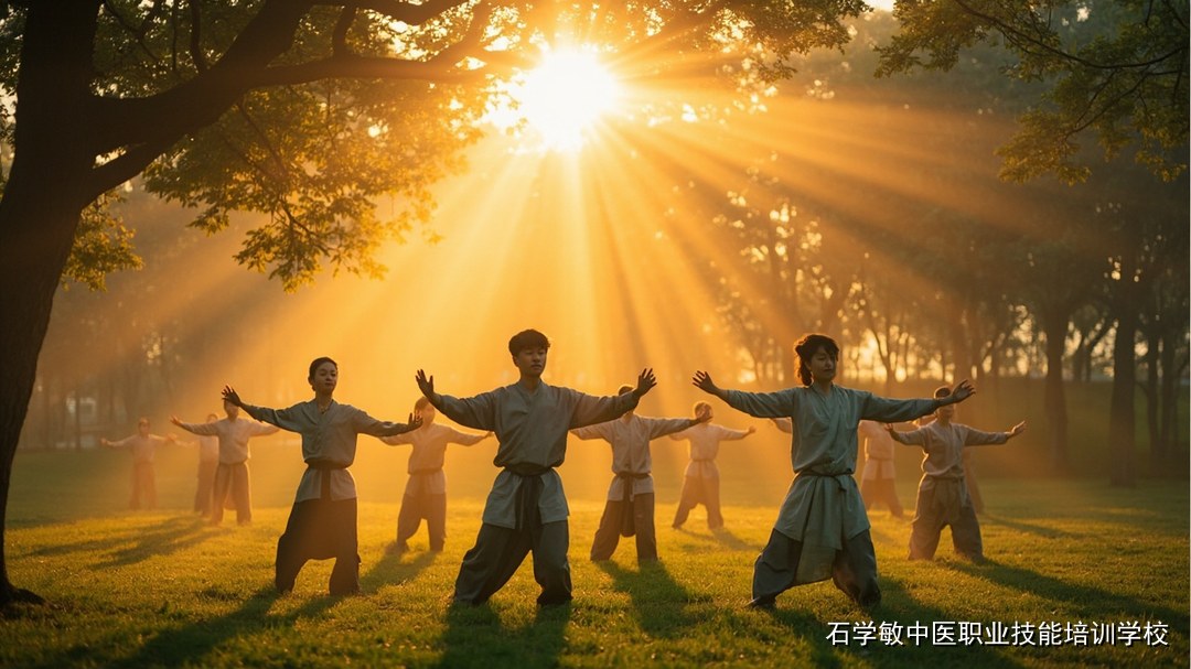 石学敏中医职业技能培训学校八段锦艾灸推拿一次学全,康养技术综合培训班值不值