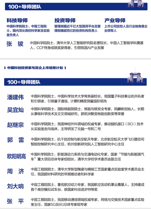 中国科创投资家与百企上市培育计划