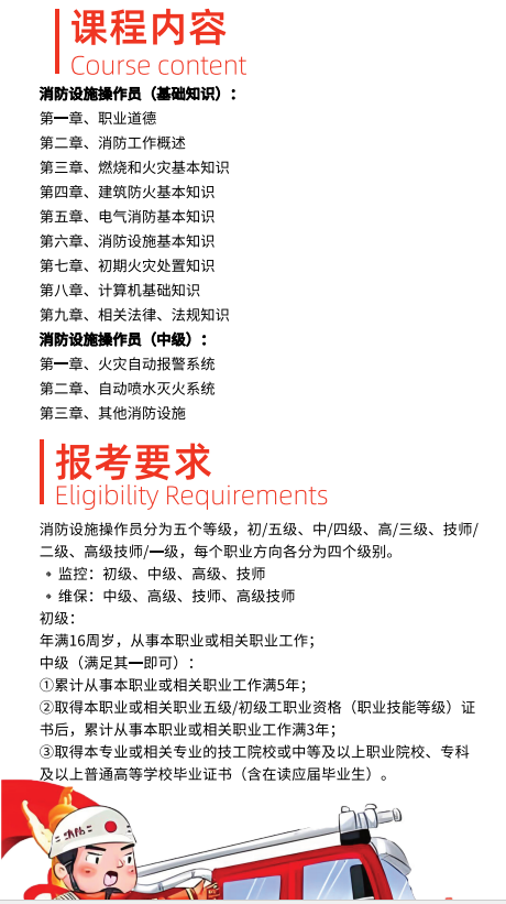 消防设施操作员课程