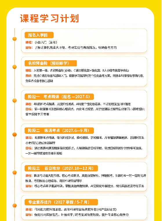 计算机考研VIP408定校班
