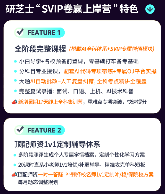计算机考研SVIP卷赢上岸营