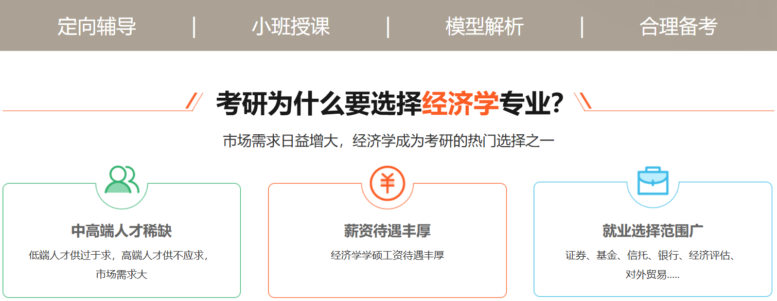 中公考研考经济学考研课程