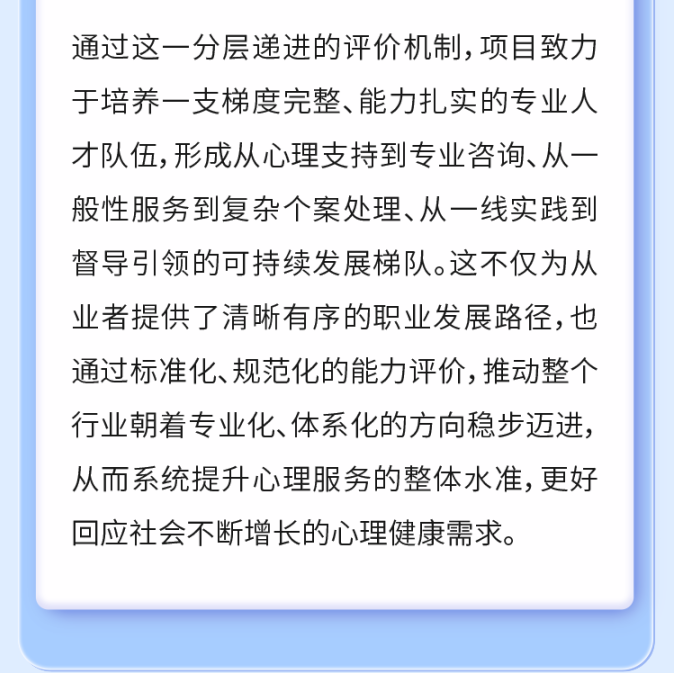 三级心理咨询师培训项目