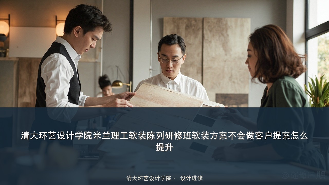 清大环艺设计学院米兰理工软装陈列研修班软装方案不会做客户提案怎么提升