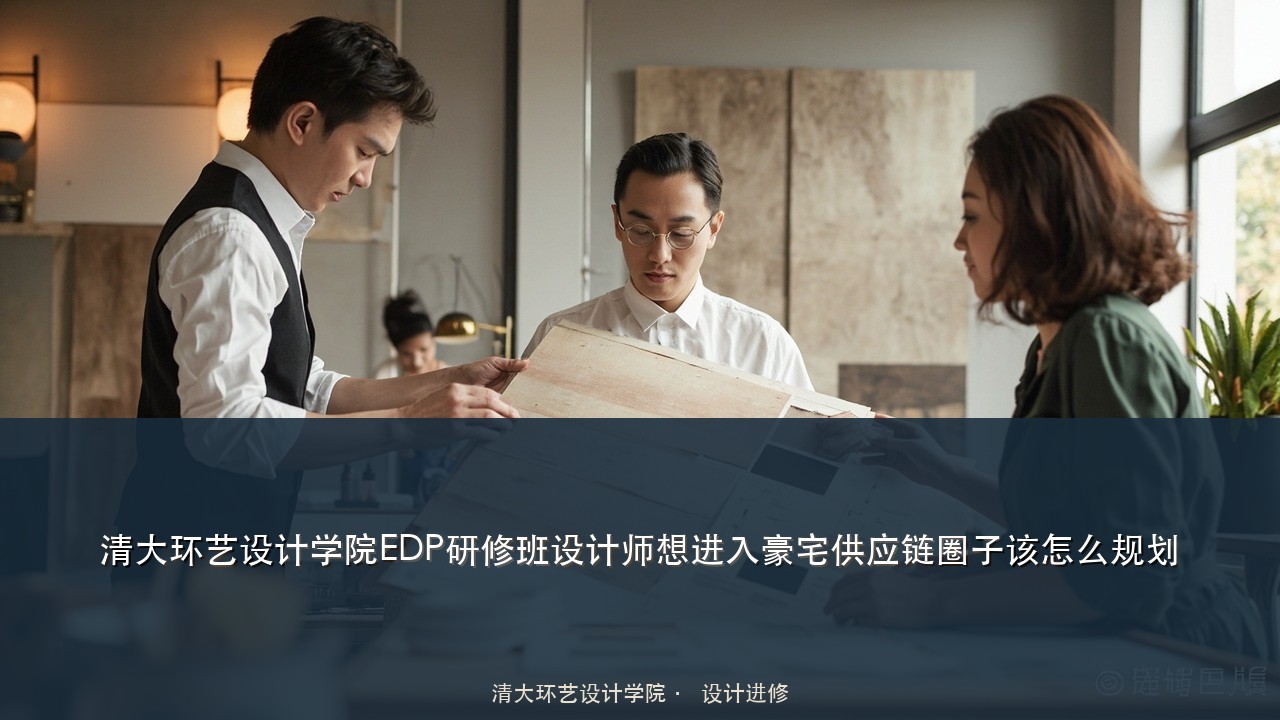 清大环艺设计学院EDP研修班设计师想进入豪宅供应链圈子该怎么规划
