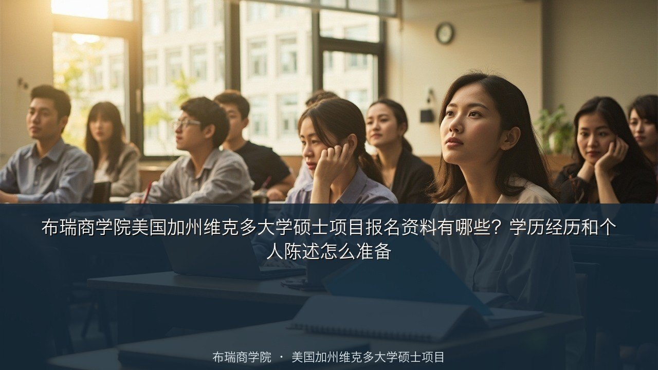 布瑞商学院美国加州维克多大学硕士项目报名资料有哪些?学历经历和个人陈述怎么准备