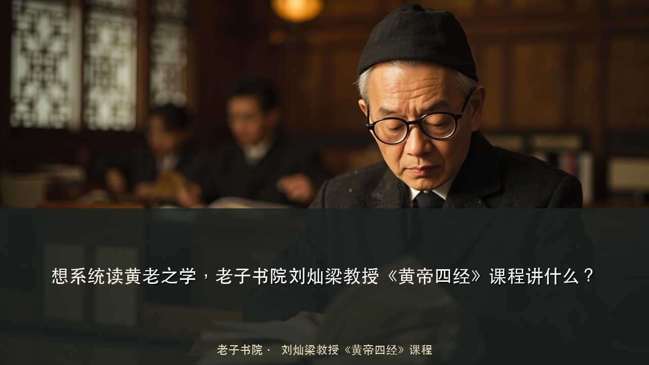 想系统读黄老之学,老子书院刘灿梁教授《黄帝四经》课程讲什么?
