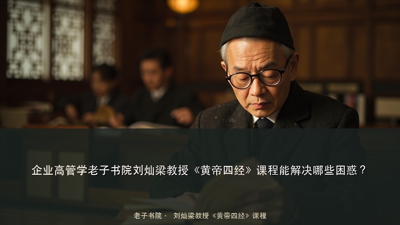 企业高管学老子书院刘灿梁教授《黄帝四经》课程能解决哪些困惑?