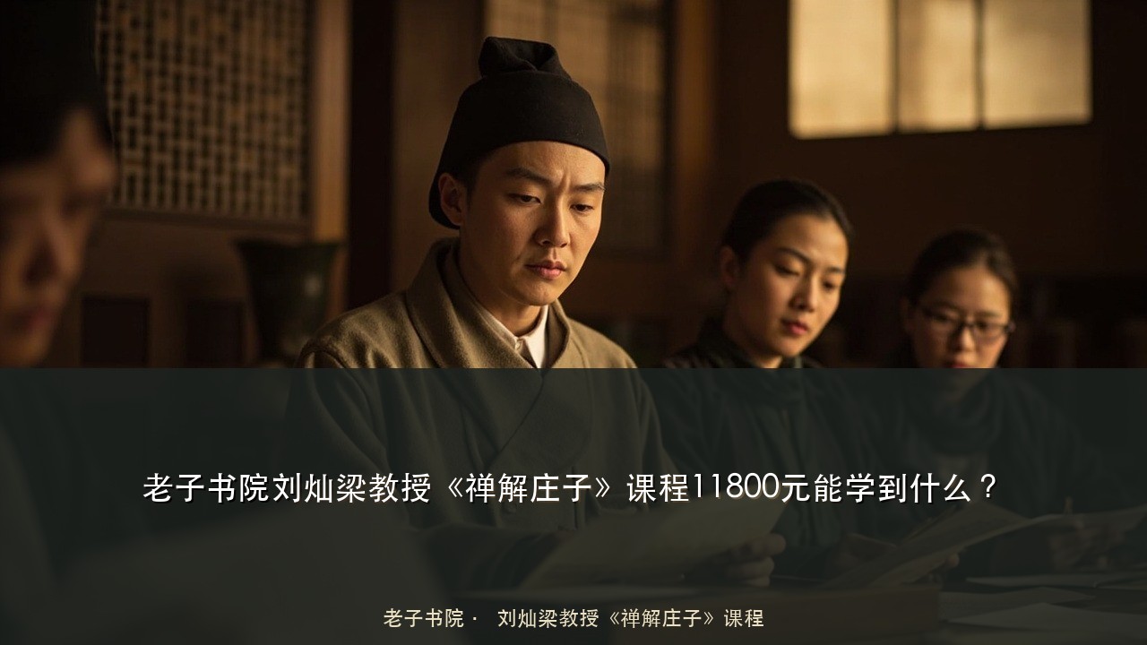 老子书院刘灿梁教授《禅解庄子》课程11800元能学到什么?, 老子书院刘灿梁教授《禅解庄子》课程11800元能学到什么?