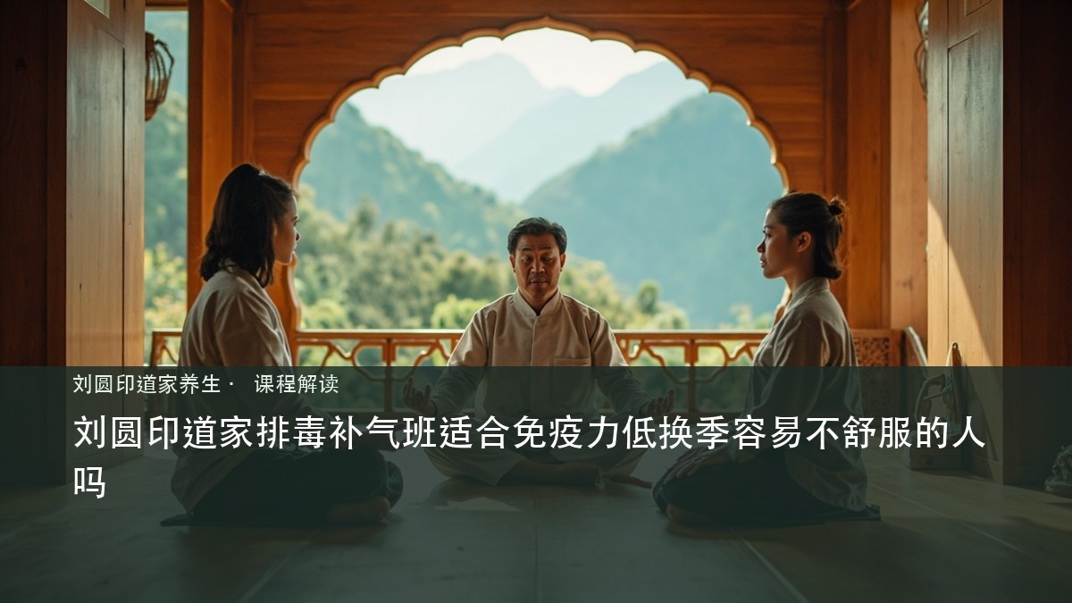 刘圆印道家排毒补气班适合免疫力低换季容易不舒服的人吗