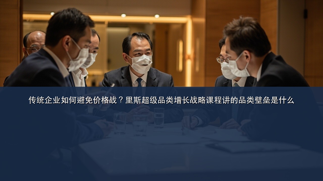 传统企业如何避免价格战?里斯超级品类增长战略课程讲的品类壁垒是什么