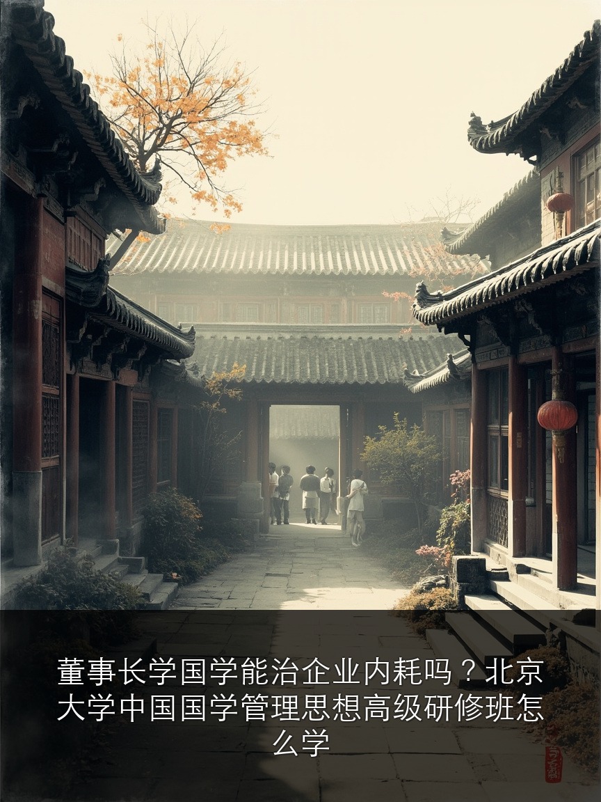 董事长学国学能治企业内耗吗?北京大学中国国学管理思想高级研修班怎么学
