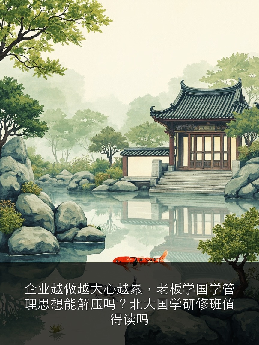 企业越做越大心越累,老板学国学管理思想能解压吗?北大国学研修班值得读吗