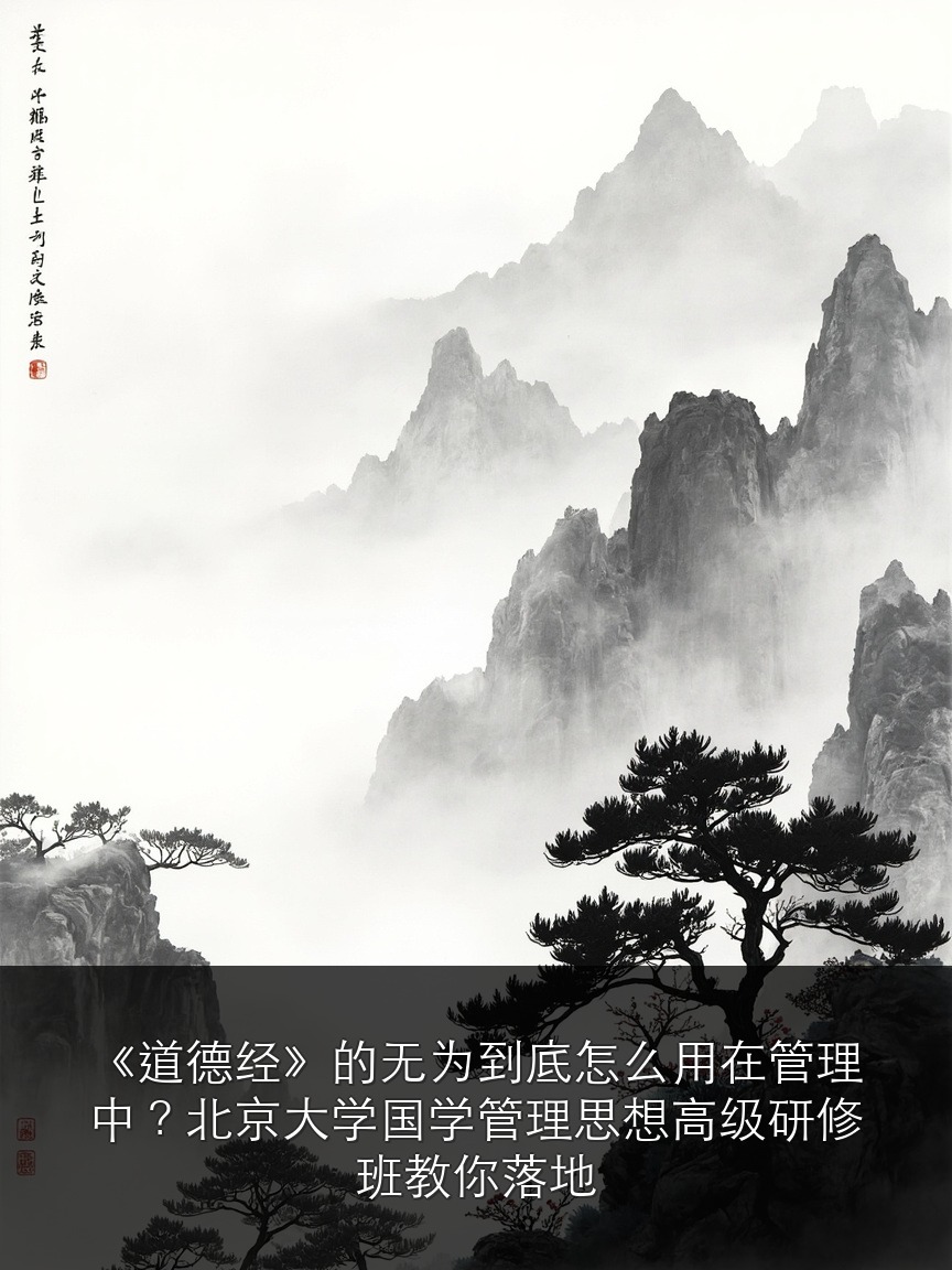 《道德经》的无为到底怎么用在管理中?北京大学国学管理思想高级研修班教你落地