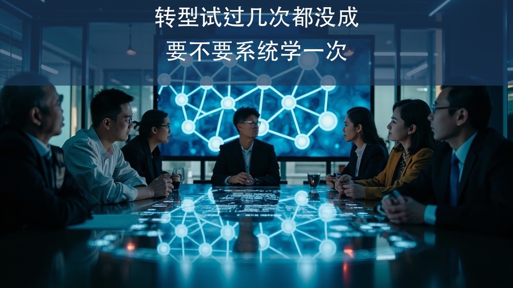数字化转型试过几次都没成,还要不要再系统学一次?上海交大AI经营创新先锋人才精训班的解法