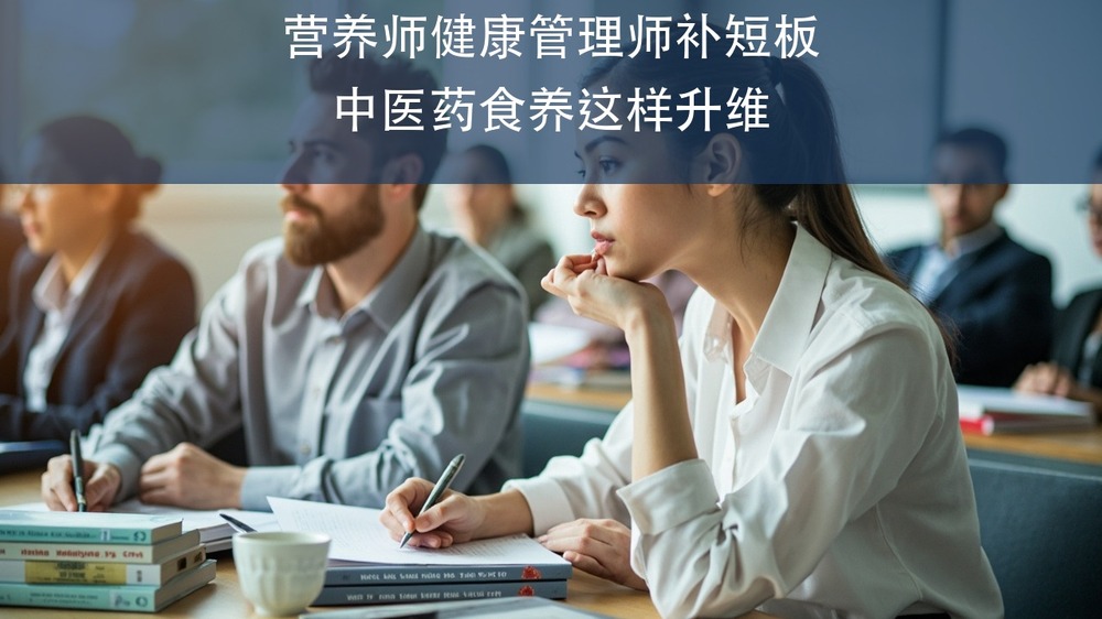 营养师健康管理师想补中医药短板?上交大健康管理(中医食养-药食同源)高级研修班这样升维