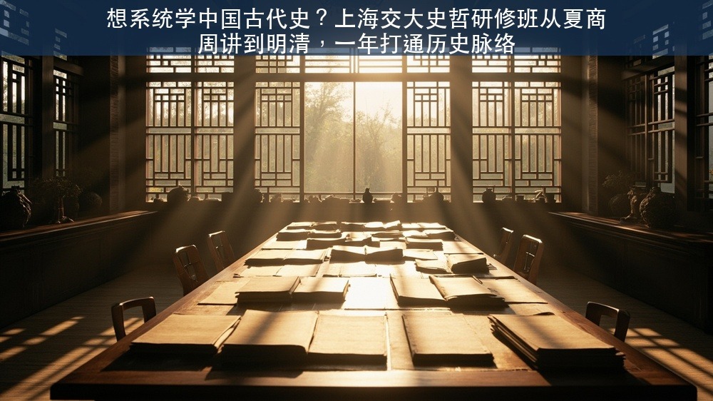 想系统学中国古代史？上海交大史哲研修班从夏商周讲到明清，一年打通历史脉络