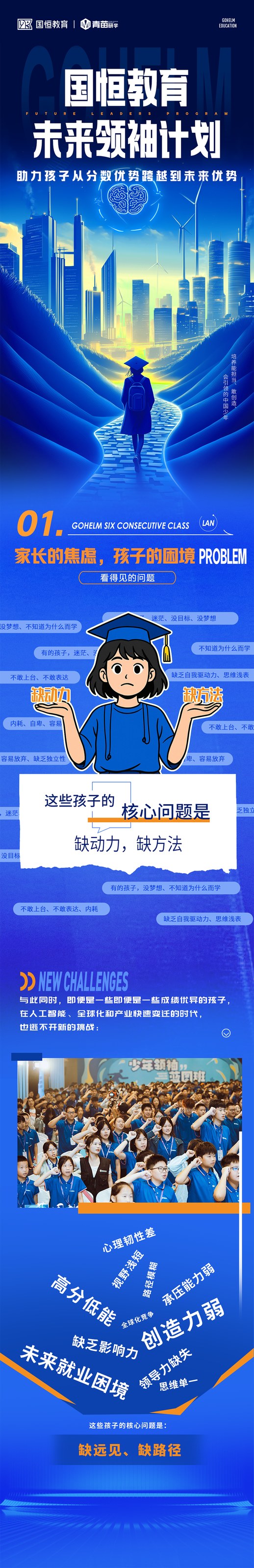国恒教育未来领袖计划广州站：蓝图班、思维班、演说班10月1日-6日三课同启