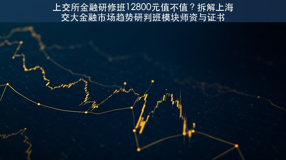 上交所金融研修班12800元值不值？拆解上海交大金融市场趋势研判班的模块师资与证书