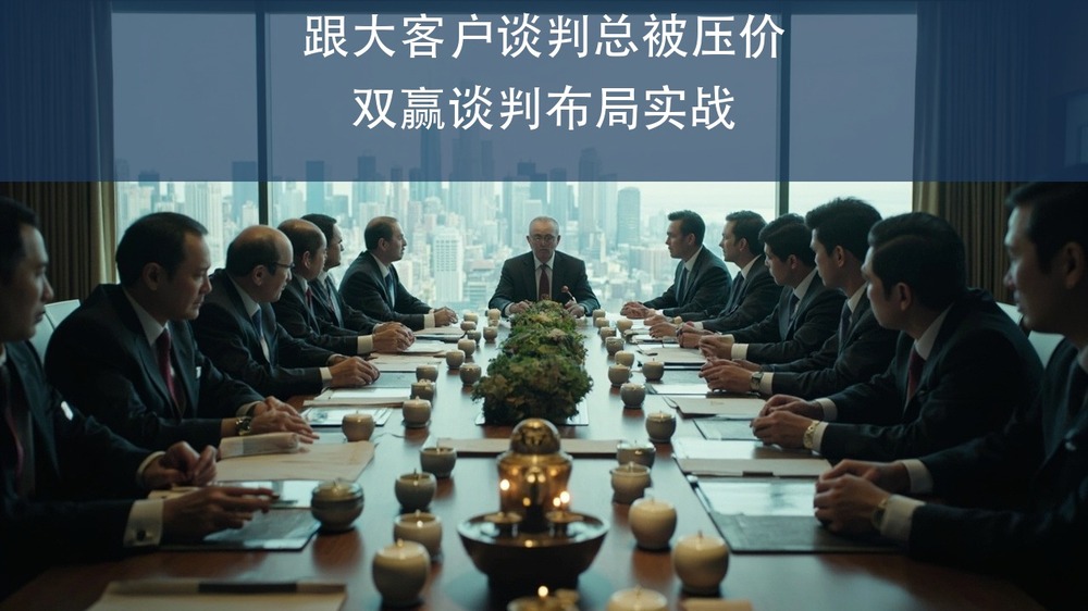 跟大客户谈判总被压价？上海交大实战营销管理PMM研修班双赢谈判布局实战方法