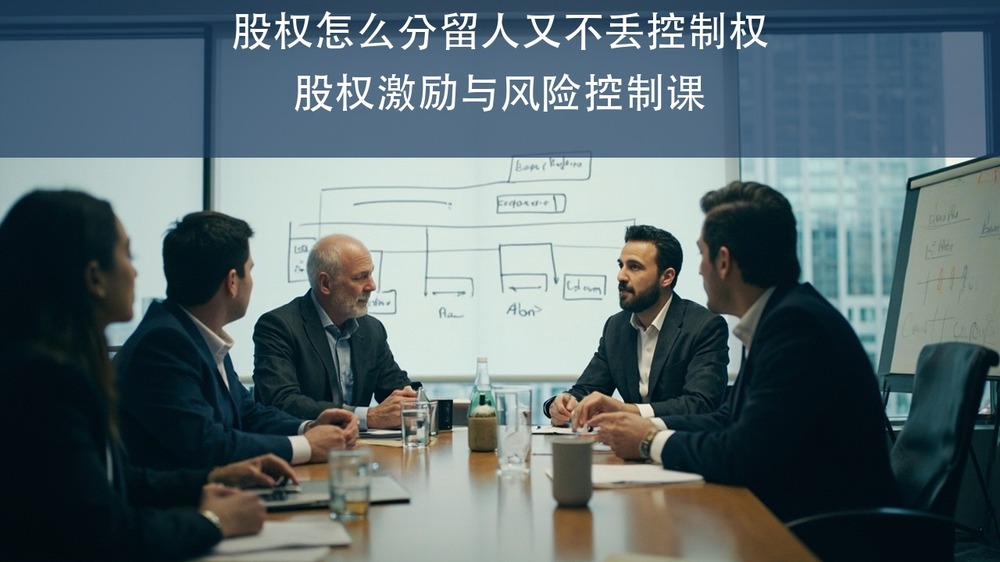 股权怎么分才能既留住核心团队又不丢控制权？上海交大资本运营高级研修班的股权激励与风险控制课