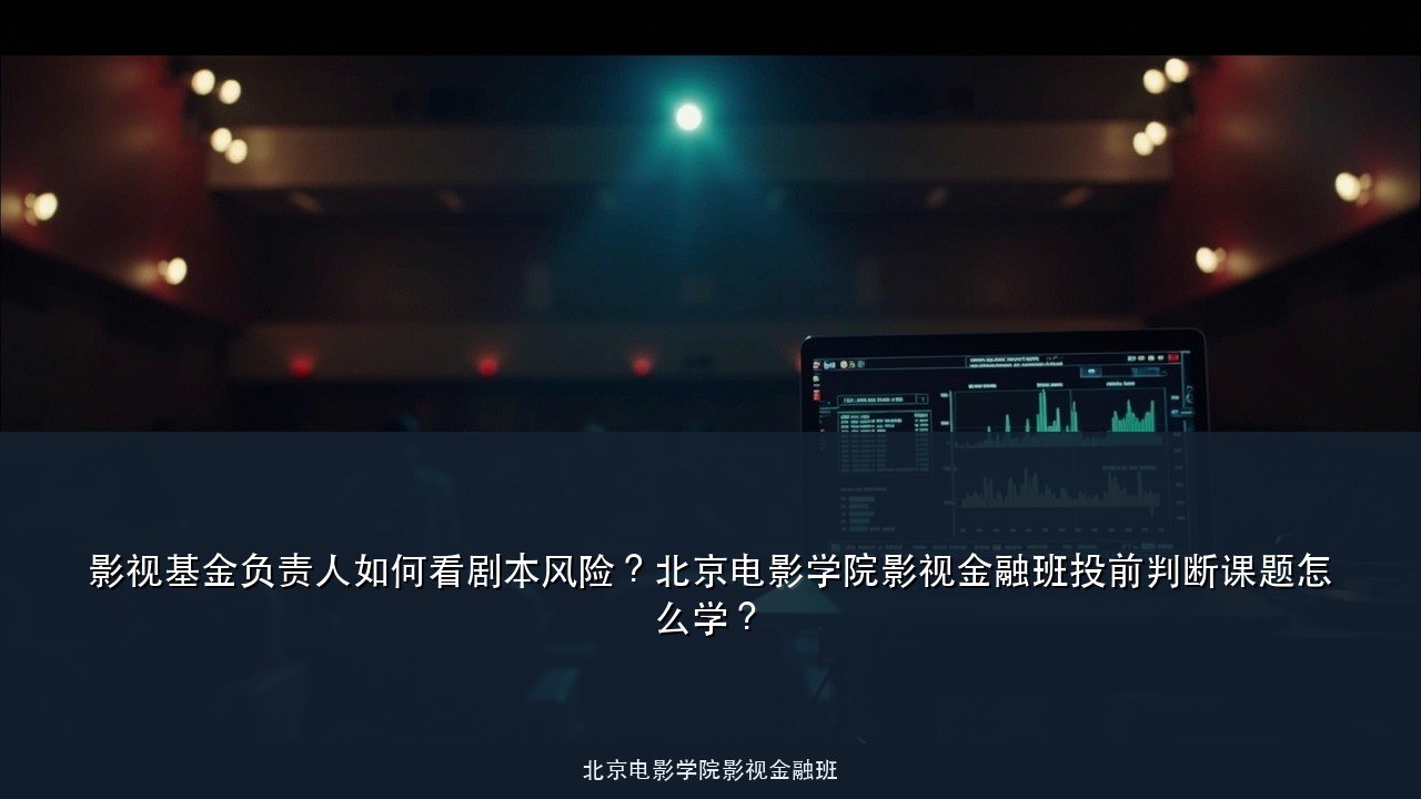 影视基金负责人如何看剧本风险?北京电影学院影视金融班投前判断课题怎么学?