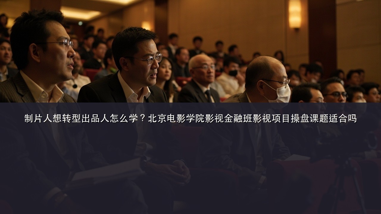 制片人想转型出品人怎么学?北京电影学院影视金融班影视项目操盘课题适合吗