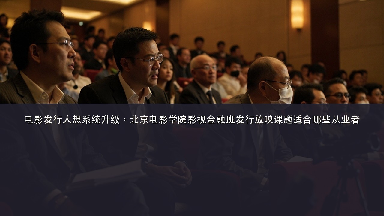 电影发行人想系统升级,北京电影学院影视金融班发行放映课题适合哪些从业者