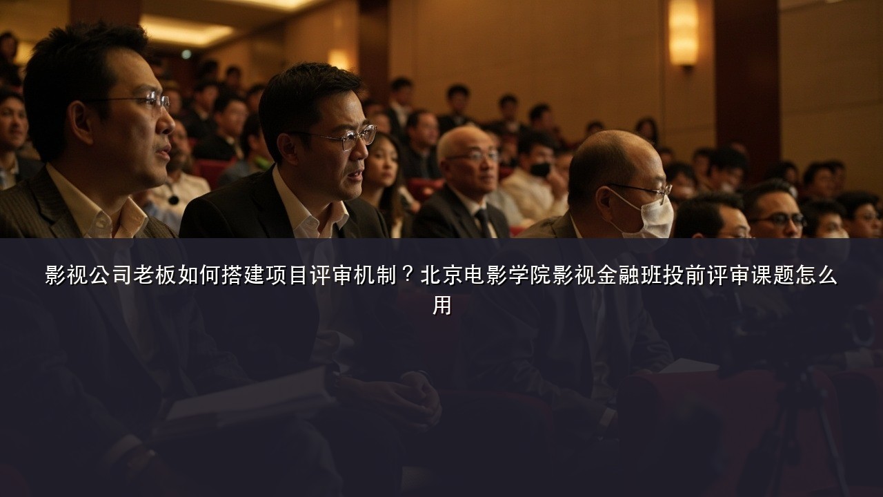 影视公司老板如何搭建项目评审机制?北京电影学院影视金融班投前评审课题怎么用