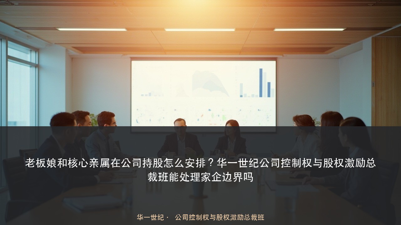 老板娘和核心亲属在公司持股怎么安排?华一世纪公司控制权与股权激励总裁班能处理家企边界吗