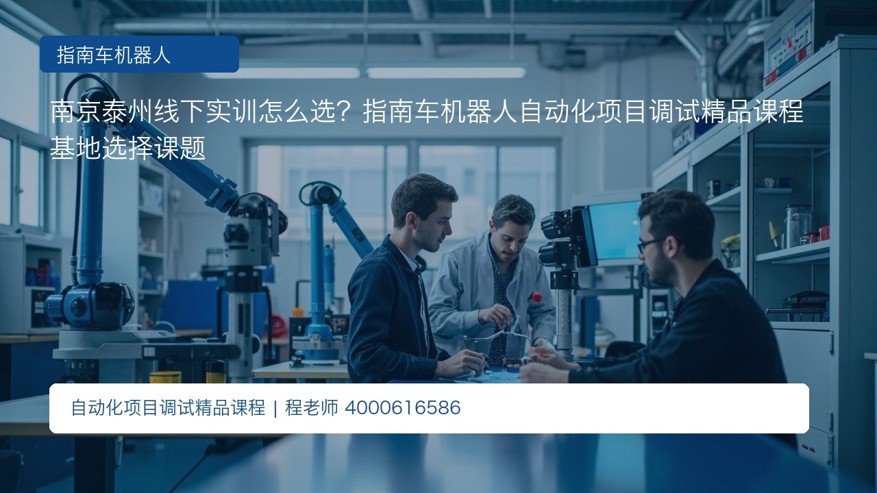南京泰州线下实训怎么选?指南车机器人自动化项目调试精品课程基地选择课题