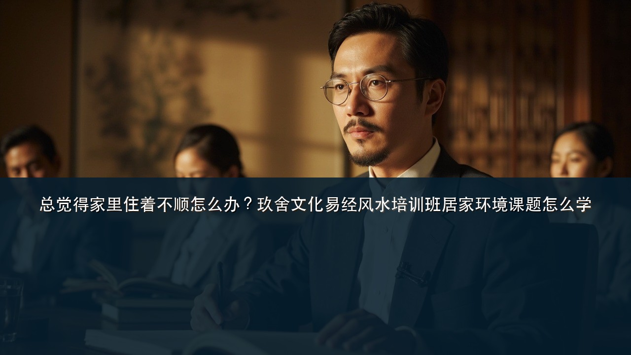 总觉得家里住着不顺怎么办?玖舍文化易经风水培训班居家环境课题怎么学
