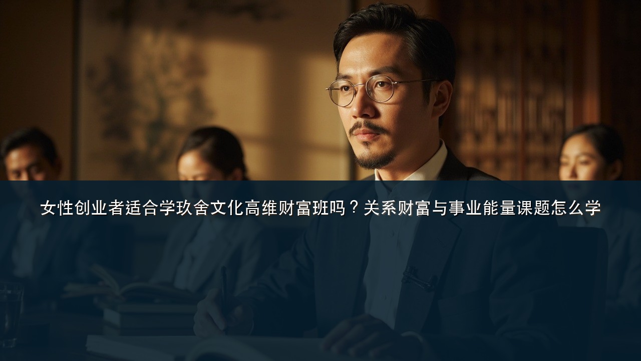 女性创业者适合学玖舍文化高维财富班吗?关系财富与事业能量课题怎么学