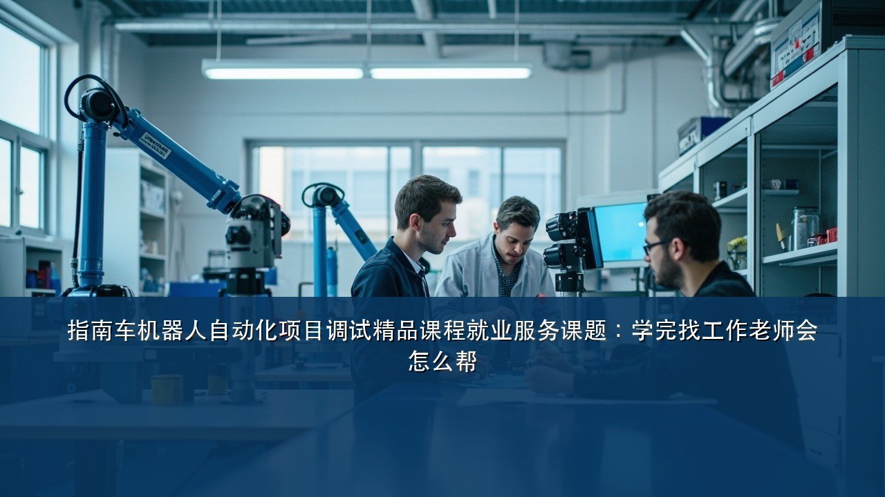 指南车机器人自动化项目调试精品课程就业服务课题:学完找工作老师会怎么帮