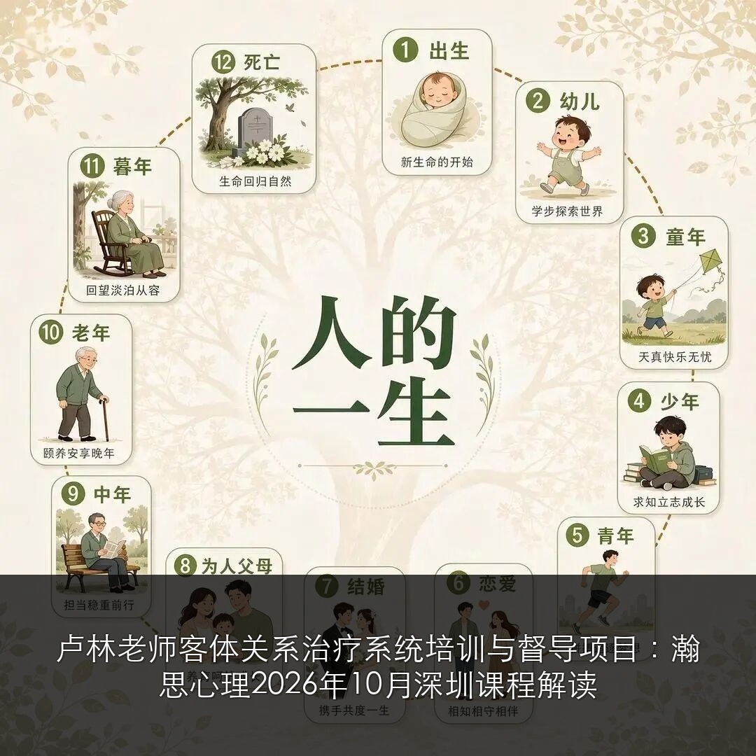 卢林老师客体关系治疗系统培训与督导项目：瀚思心理2026年10月深圳课程解读